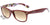 Óculos de Sol Atitude At 5073 A14 Vermelho Brilho/ Marrom Degradê - Lente 5,4 Cm