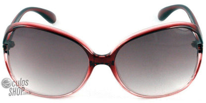 Óculos de Sol Atitude At 5079 B75 Vermelho E Transparente/ Preto Degradê - Lente 5,8 Cm