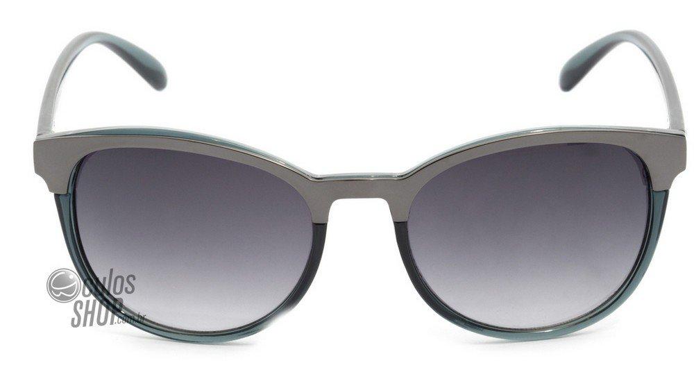 Óculos de Sol Atitude At 5178 T01 Azul Translúcido Brilho/ Preto Degradê - Lente 5,4 Cm