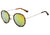 Óculos de Sol Atitude At 5255 G02 Marrom Mesclado E Dourado/ Amarelo Espelhado - Lente 4,9 Cm