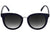 Óculos de Sol Atitude At 5302 T01 Azul E Prata Brilho/ Preto Degradê - Lente 5,1 Cm