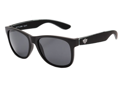 Atitude AT 5344 D02S Preto Fosco Efeito Desgastado/ Cinza Lente 5,5 cm