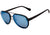Óculos de Sol Atitude At 5386 A03 Preto Fosco/ Azul Espelhado Polarizado Lente 5,9 Cm