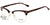 Óculos de Grau Atitude At 6078 H01 Marrom Mesclado E Dourado - Lente 5,0 Cm