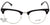Óculos de Grau Atitude At 6078 H04 Preto Brilho E Prata - Lente 5,0 Cm