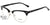 Óculos de Grau Atitude At 6078 H04 Preto Brilho E Prata - Lente 5,0 Cm
