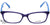 Óculos de Grau Atitude At 6083 A13 Roxo E Azul Brilho - Lente 5,0 Cm
