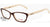 Óculos de Grau Atitude At 6091 Infantil B01 Marrom E Creme Brilho - Lente 4,9 Cm