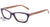 Óculos de Grau Atitude At 6091 Infantil B13 Roxo E Marrom Brilho - Lente 4,9 Cm