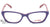 Óculos de Grau Atitude At 6091 Infantil B13 Roxo E Marrom Brilho - Lente 4,9 Cm