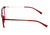 Óculos de Grau Atitude At 6197 I T01 Vermelho Translúcido Brilho Lente 5,1 Cm