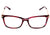 Óculos de Grau Atitude At 6201 E01 Vermelho Mesclado Brilho Lente 5,3 Cm