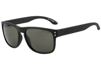 Óculos de Sol Atitude At 8001 D01 Preto E Azul Fosco/ Preto - Lente 5,5 Cm