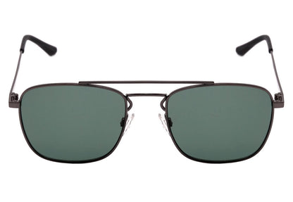 Óculos de Sol Atitude At 3226 02A Cinza Brilho/ Verde G15 Lente 5,5 Cm