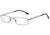 Óculos de Grau Bulget Bg 1523 02A Cinza E Preto Brilho Lente 5,2 Cm