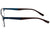 Óculos de Grau Bulget Bg 1527 06A Azul Fosco E Marrom Brilho - Lente 5,6 Cm