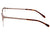 Óculos de Grau Bulget Bg 1550 01A Marrom E Marrom Mesclado Brilho - Lente 5,5 Cm