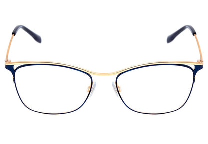 Bulget Bg 1574 06A Azul E Dourado Brilho Lente 5,4 Cm  - Grau