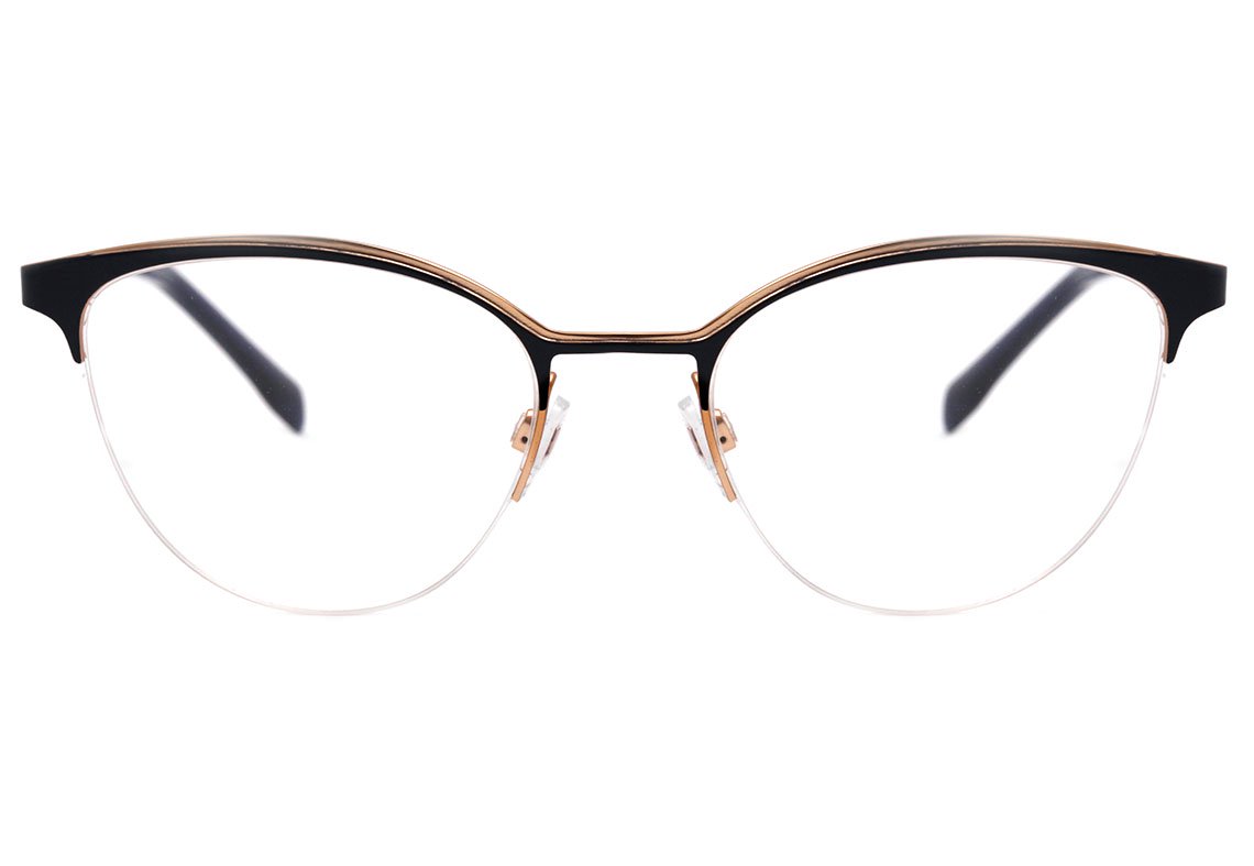 Óculos de Grau Bulget BG 1616 08A Bege e Dourado Fosco - Lente 5,2 cm 06A Azul E Dourado Fosco Lente 5,2 Cm