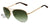 Óculos de Sol Bulget Bg 3117 04B Dourado Fosco/ Verde Degradê - Lente 6,2 Cm
