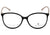 Óculos de Grau Bulget Bg 4036 A02 Preto E Preto Mesclado Brilho - Lente 5,3 Cm