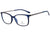 Óculos de Grau Bulget Bg 4037 T02 Azul E Cinza Fosco - Lente 5,3 Cm