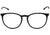 Óculos de Grau Bulget Bg 4052 A02 Preto E Dourado Brilho - Lente 5,1 Cm
