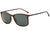 Óculos de Sol Bulget Bg 5057 G21 Marrom Mesclado/ Verde Polarizado - Lente 5,6 Cm