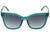 Óculos de Sol Bulget Bg 5060 T02 Verde Translúcido E Brilho/ Preto Degradê - Lente 5,6 Cm