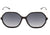 Óculos de Sol Bulget Bg 5084 A01S Preto E Dourado Brilho/ Preto Degradê Polarizado - Lente 5,8 Cm