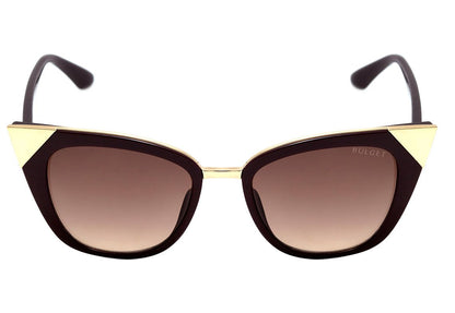 Óculos de Sol Bulget Bg 5124 D01 Marrom E Dourado Brilho/ Marrom Degradê Lente 5,2 Cm