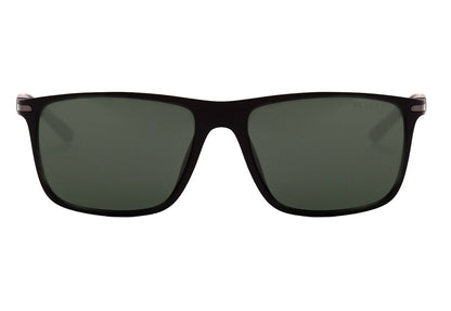 Óculos de Sol Bulget Bg 5133 A01P Preto Fosco/ Verde Polarizado 58 mm