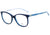 Óculos de Grau Bulget Bg 6182 H01 Azul Brilho - Lente 5,4 Cm