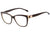 Óculos de Grau Bulget Bg 6190 H02 Marrom E Bege Translúcido Brilho - Lente 5,2 Cm