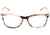 Óculos de Grau Bulget Bg 6210 E01 Marrom Mesclado E Dourado Brilho - Lente 5,3 Cm