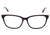 Óculos de Grau Bulget Bg 7003 A01 Preto E Dourado Brilho - Lente 5,3 Cm