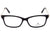Óculos de Grau Bulget Bg 7004 A01 Preto E Dourado Brilho - Lente 5,2 Cm
