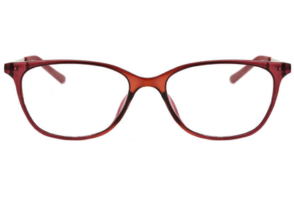 Óculos de Grau Bulget BG 7026 H01N Vermelho Translúcido Brilho - Lente 5,4 cm