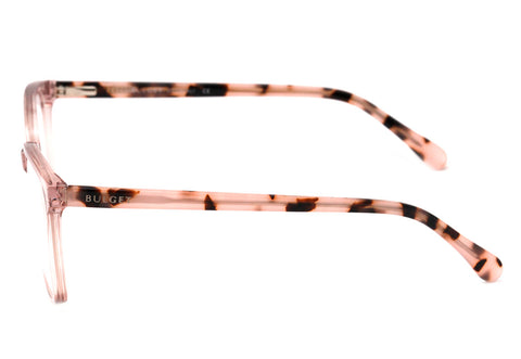 Óculos de Grau Bulget Bg 7053 H01 Nude Translúcido Brilho Lente 5,4 Cm