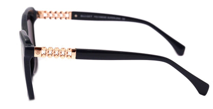 Óculos de Sol Bulget Bg 9112 I D01 Azul Brilho/ Cinza Degradê Lente 5,7 Cm