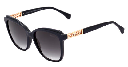 Óculos de Sol Bulget Bg 9112 I D01 Azul Brilho/ Cinza Degradê Lente 5,7 Cm