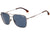 Óculos de Sol Carrera Carrera 130 S 6Lb Ku Prata Brilho/ Azul - Lente 5,6 Cm