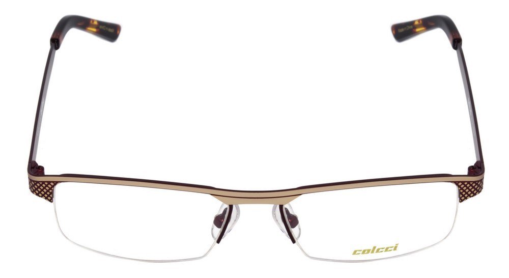 Óculos de Grau Colcci 5543 Dourado E Vinho Fosco - Lente 5,3 Cm - Oculos Shop