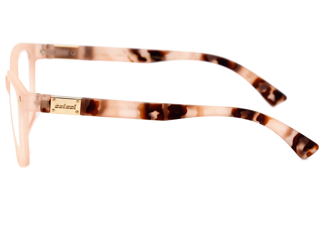 Óculos de Grau Colcci Amy Nude Fosco - Lente 5,4 cm