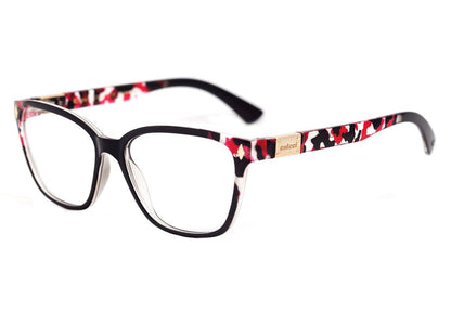 Óculos de Grau Colcci Amy Preto e Vermelho Brilho - Lente 5,4 cm