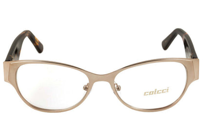 Óculos de Grau Colcci Crm 6006 Dourado E Marrom Mesclado - Lente 5,1 Cm - Oculos Shop