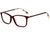 Óculos de Grau Colcci C6067 Vinho e Cinza Brilho - Lente 5,2 cm - Oculos Shop