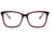 Óculos de Grau Colcci C6099 Vermelho Translúcido Brilho Lente 5,5 Cm