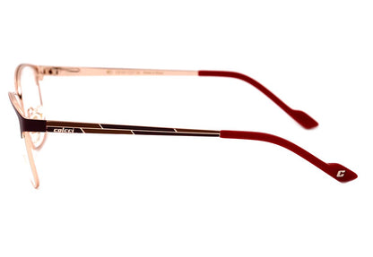 Óculos de Grau Colcci C6101 Roxo E Dourado Brilho Lente 5,6 Cm