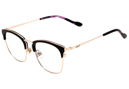 Óculos de Grau Colcci C6104 Preto e Dourado Brilho - Lente 5,1 cm